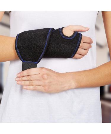 Buy 2x Cooling Pad Wrist Wraps for Joint Pain & Tendonitis - Warm/Cold Neoprene Bandage & Gel Pack - Black/Blue - International Shipping Available - Buy Online on GoSupps.com