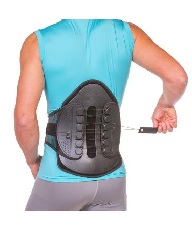 Spine Decompression Back Brace - MAC Plus Rigid Lumbosacral Corset Belt with Pulley System for Sciatica Pain, Disc Injury and After Laminectomy or Spinal Fusion Surgery (S) Small (Pack of 1)