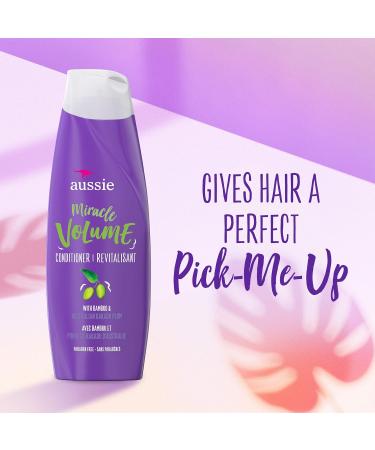 Aussie Miracle Volume Conditioner for Fine Hair - Plum & Bamboo - 30.4 fl oz (Pack of 4) - Buy Online on GoSupps.com