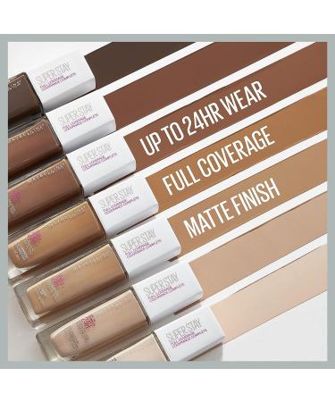 Maybelline Super Stay Full Coverage Liquid Foundation Makeup - Warm Coconut 1 Fl Oz (Pack of 1) - Buy Online on GoSupps.com
