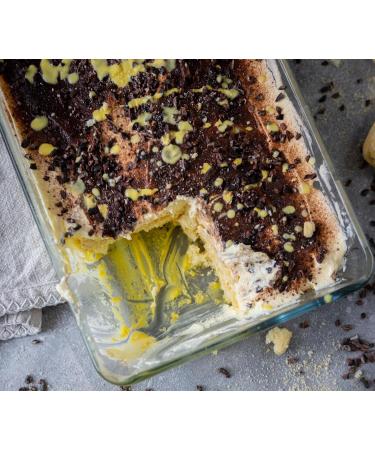 Premium Egg Liqueur Cake Mix - Quick & Easy Nut Biscuit Cake with Chocolate Flakes | 350g - Buy Online on GoSupps.com