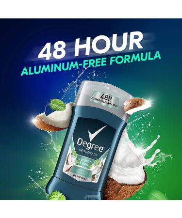 Degree Men Aluminum-Free Coconut Mint Deodorant Stick - 2.6 OZ (Pack of 1) | 48-Hour Odor Protection - Buy Online on GoSupps.com
