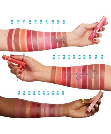  3ina 3INA MAKEUP - The Color Lip Glow 254 - Dark Nude Rose - Dark Nude Rose with Nude Shea Butter to Nourish Lips - Luminous Glossy Rosettes - Vegan - Cruelty Free - Buy Online on GoSupps.com