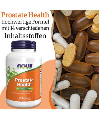 Now Foods Prostate Health with Saw Palmetto & Phytosterols - 90 Capsules Soy Free Gluten Free Non-GMO Laboratory Tested - Buy Internationally - Buy Online on GoSupps.com