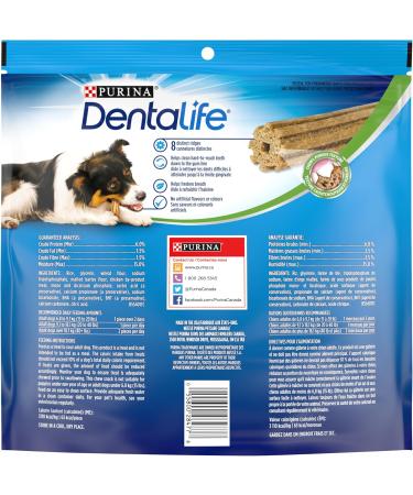 DentaLife Daily Oral Care Dog Treats for Small & Medium Breed Dogs - 507 g Pouch (1 Pack) 507 g (Pack of 1) - Buy Online on GoSupps.com