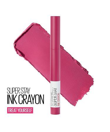 Maybelline SuperStay Ink Crayon Longwear Lipstick 0.04 oz - Treat Yourself - Buy Online on GoSupps.com