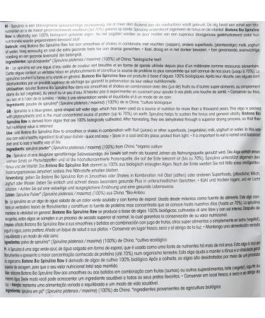  Biotona Biotona Spirulina - 200 g - Buy Online on GoSupps.com