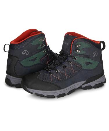 Nevados Men's Dintore Mid Ankle Hiking Boots Waterproof, Multi-Terrain, Supportive 9.5 Grey
