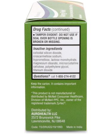 Aurohealth Allergy Relief - Cetirizine Hydrochloride 10mg Tablets (30 Count) - Buy Online on GoSupps.com