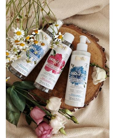 Delia Cosmetics Ekoflorist Slip Milk - Vegan Natural Moisturizer with Hemp Oil & Grain Flower Extract for All Skin Types - 200ml - Buy Online on GoSupps.com