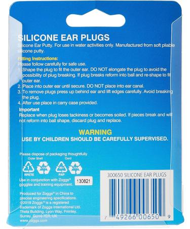 Zoggs Silicone Ear Plugs - Buy Online on GoSupps.com