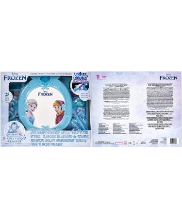 Disney Frozen Townley Girl Cosmetic Vanity Set with Lip Gloss, Shimmer, Brushes & Music - Ideal for Kids Ages 3+ - Perfect for Parties & Makeovers - Buy Online on GoSupps.com