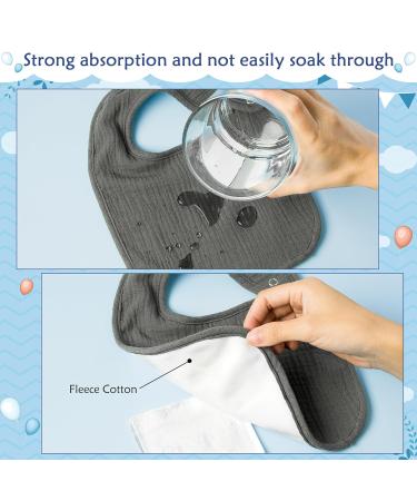 GroBro7 Baby Cubes & Adjustable Drool Bibs - 6 Pack Cotton Bandana Gifts for Newborns & Toddlers | Absorbent Stylish Ideal for Winter & Christmas - Buy Online on GoSupps.com