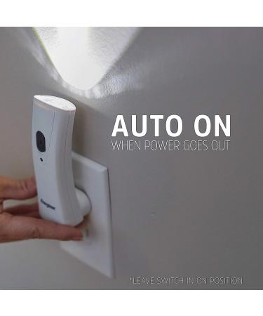 Energizer LED Rechargeable Plug-in Flashlight for Home Power Failure - Emergency Safety Light for Hurricane Supplies and Blackouts - Buy Online on GoSupps.com