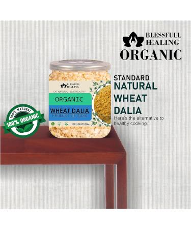 Blessfull Healing Organice Wheat Dalia for Breakfast 1 lb (453 Gram) - Buy Online on GoSupps.com