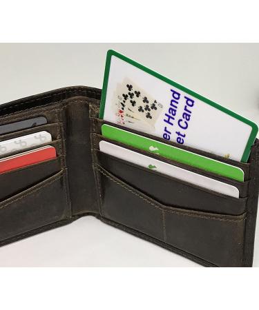 Poker Hand Wallet Card - Play and Learn Card Games with Secure ID - Great Gift Idea! - Buy Online on GoSupps.com