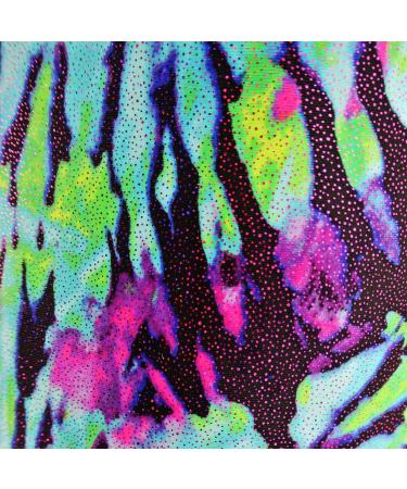 MadSportsStuff Girls Gymnastics Biketard Unitard - Aqua Tie Dye, Youth 4-5 - Buy Online on GoSupps.com