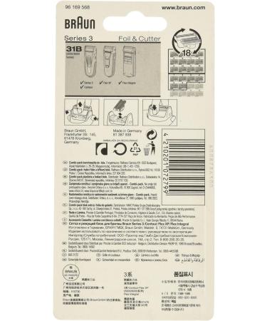 Braun Replacement Foil & Cutter 31B Series 3 Contour Flex XP Flex Integral - 5000/6000 Series - Black - Buy Online on GoSupps.com