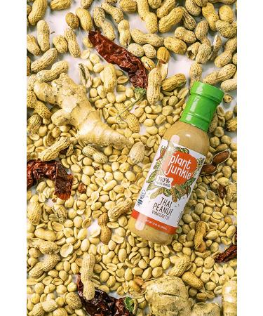 Plant Junkie Thai Peanut Vinaigrette Dressing - 12 Fl Oz - Buy Online on GoSupps.com