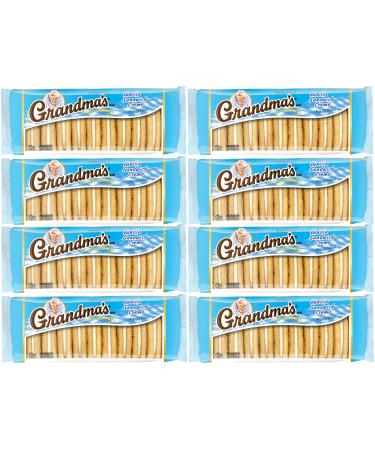 Grandma's Cookies Vanilla Creme Sandwich Cookies 3.03oz Sleeves Pack of 8