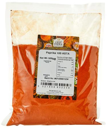 Old India Paprika 100 ASTA 500g 500 g (Pack of 1)