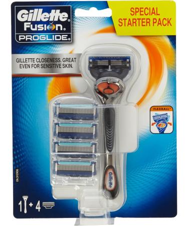Buy Gillette Fusion ProGlide Blades for Men's Razors - 4 Pack | International Shipping Available - Buy Online on GoSupps.com