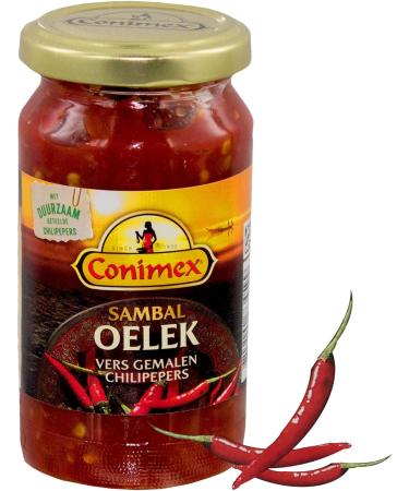  Conimex Conimex Sambal Oelek Indonesian Seasoned Sauces with Ground Chillies 200g (Pack of 6) - Buy Online on GoSupps.com
