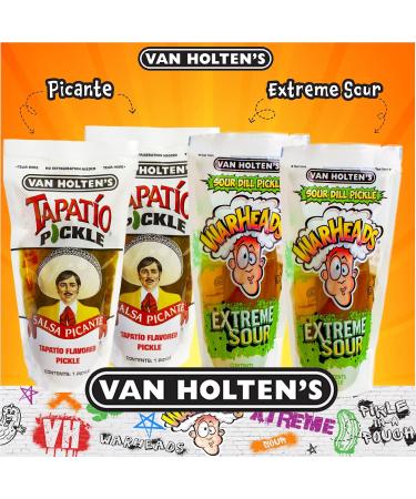 Buy Van Fetched Pimple - Acidic Cucumbers Pouch Set | 4-Pack Sour Pimple Mix with 2 Tapapio & 2 Warheads - International Shipping Available - Buy Online on GoSupps.com