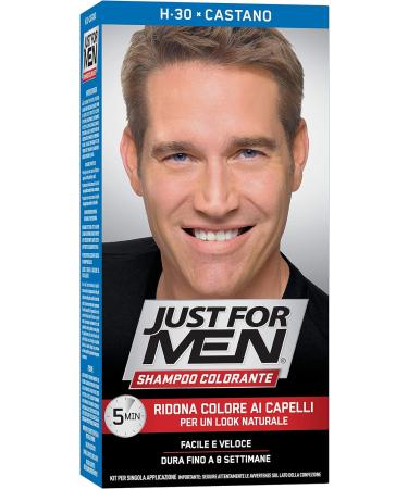  Just for men Just For Men COLORJUSTCN Colouring Shampoo H30 Castano 1 Pack of 1 - Buy Online on GoSupps.com