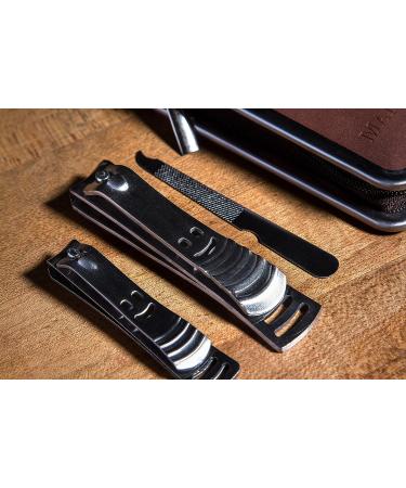 ManBasics Mens Nail Grooming Kit - Stainless Steel Nail Clippers Set for Men - Buy Online on GoSupps.com