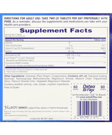 Osteo Bi-Flex Triple Strength Vitamin D 80 Count - Pack of 1 - Buy Online on GoSupps.com