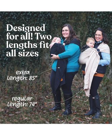 Nalakai Ring Sling Baby Carrier - Bamboo & Linen Blend - Warm Sand - Regular Length - Buy Online on GoSupps.com