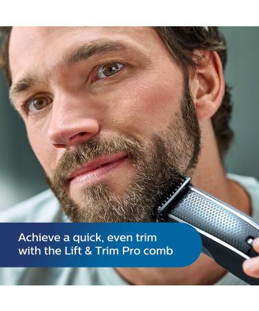 Philips Beard & Stubble Trimmer/Hair Clipper for Men Series 5000 - BT5502/13, 40 Length Settings, Self-Sharpening Metal Blades, UK 3-Pin Plug - Buy Online on GoSupps.com