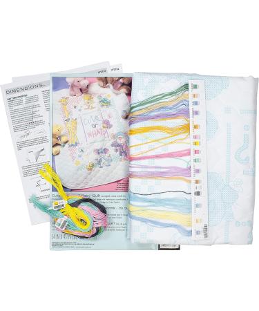 Cute or What Stamped Cross Stitch DIY Baby Quilt - 34x43 Dimensions - Buy Online on GoSupps.com