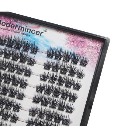 Buy Bodermincer WF03YHK-3 100pcs Professional Makeup Individual Cluster Eyelashes - Perfect for Eyelash Extensions | 10MM Grafting Fake False Lashes - Buy Online on GoSupps.com