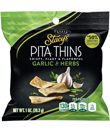 Stacy's Flavored Pita Chips Variety Pack - 1oz (Pack of 24) | Pita Thins Snack Multipack - Buy Online on GoSupps.com
