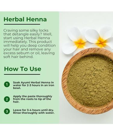 Ayumi Herbal Henna Powder | Natural Hair Color & Conditioner | 9 Himalayan Herbs | No Artificial Additives | 150g - Shop Internationally - Buy Online on GoSupps.com
