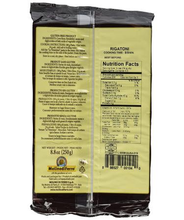 Le Veneziane Gluten-Free Rigatoni Pasta - 4 Pack (8.8 oz each) - Buy Online on GoSupps.com