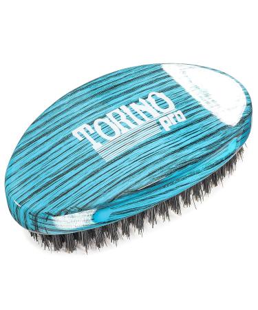 Torino Pro 1770-360: Medium Hard Palm Curve Wave Brush by Brush King - Great for Wolfing - Blue, 1 Count - Buy Online on GoSupps.com