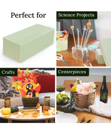 Premium Dry Floral Foam Blocks - 6pk Styrofoam for Flower Arrangements & Crafts - Buy Online on GoSupps.com