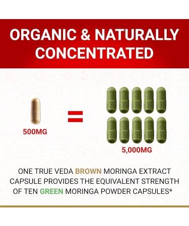 True Veda Energy Bundle | USDA Organic | Multi-Award-Winning | Organic Ashwagandha KSM-66 + Organic Moringa Capsules - Buy Online on GoSupps.com