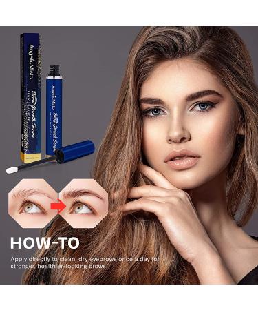 AngelicMisto Eyebrow Growth Serum - 5ml, 6-Month Supply for Full/Bold Brows | Promotes Results in 4 Weeks - Buy Online on GoSupps.com