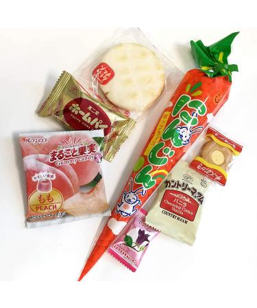 Samurai Kid Dagashi Set - Japanese Snack Assortment 30pc with Sticker - Buy Online on GoSupps.com