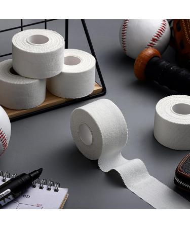 12 Rolls 1.5 in White Athletic Sports Tape Pre Wrap - Strong, Easy Tear Tape for Injury Wrap in Football, Baseball, Hockey, Soccer, Gymnastics - No Sticky Residue - 32.8 Feet Roll - Buy Online on GoSupps.com