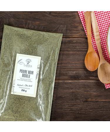 Ground Black Pepper 250g - Ilanga Nature - Madagascar - Buy Online on GoSupps.com