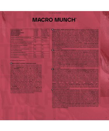 Bulk Macro Munch Raspberry Cheesecake Protein Bars - 62g Box of 12 International Shipping Available - Buy Online on GoSupps.com