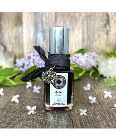 Amber Attar Essential Oil Perfume-30 ml Parfum Extrait Concentrate Blended with Certified Organic Cane Alcohol - Buy Online on GoSupps.com