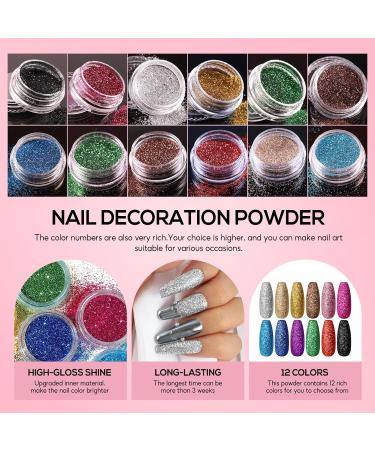 Acrylic Nail Kit with UV Light & Drill - Complete Beginner Set for Nail Art & DIY at Home | Professional Glitter Powder & Nail Tips | Perfect Gift for Women - RJ0357 - Buy Online on GoSupps.com