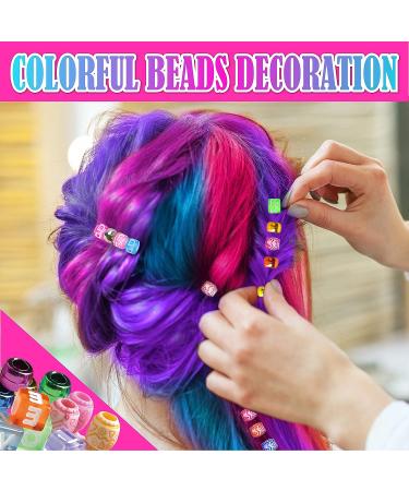 FunKidz Hair Braiding Kit for Girls 8-12 | Handheld Temporary Hair Coloring Clamp with Hair Chalk | Washable Hair Makeup Kit - Buy Online on GoSupps.com