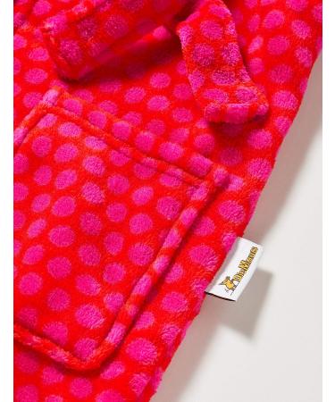Playshoes Unisex Children's Fleece Bathrobe Dressing Gown 122-128 - Pink The Mouse | International Shipping Available - Buy Online on GoSupps.com